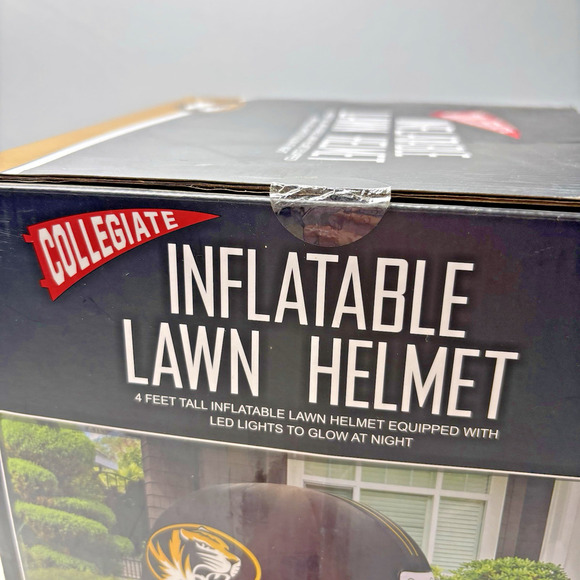 Inflatable Helmet Lawn Yard NCAA Football 4 Feet Tall, LED Lighted - Picture 7 of 9